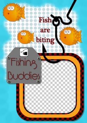 Card Creator - Fishing Buddies Card Front - CUP541047_361
