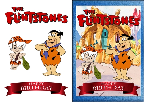 The Flintstones Birthday Card - CUP818833_83674 | Craftsuprint