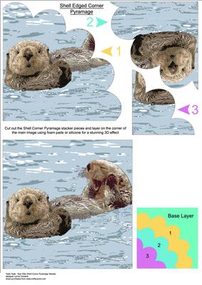 Yada Yada Yada - Sea Otter Shell Edged Side Stacker - CUP219767_866