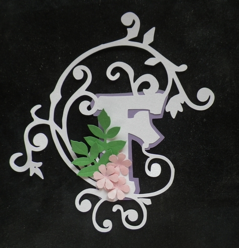 Embellished letter F - CUP1211728_1577 | Craftsuprint