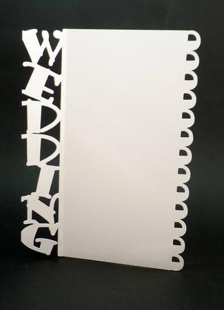 On The Fold Wedding Card Template - CUP708235_1577 | Craftsuprint