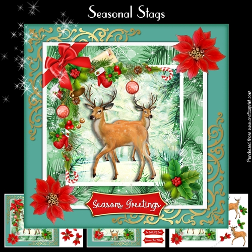 Seasonal Stags CUP928949_67282 Craftsuprint