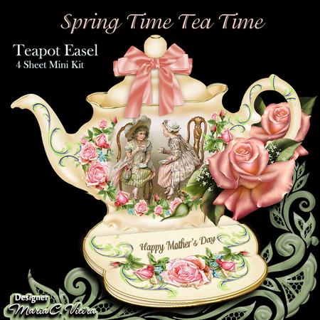 Spring Time Tea Time - CUP606353_1784 | Craftsuprint