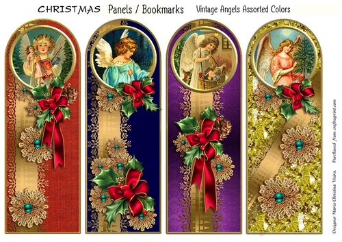 Bookmark Panels Angels Assorted Colors - CUP747836_1784 | Craftsuprint
