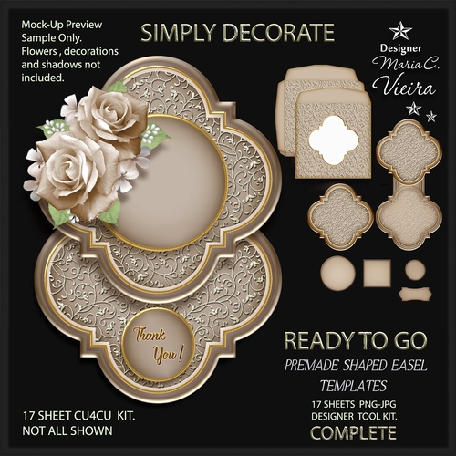 Ready To Go Premade Shaped Easel Templates 8 - CUP862610_1784 ...