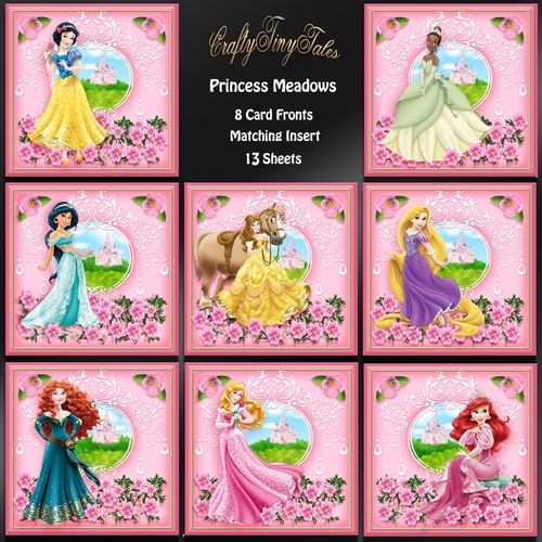 Princess Meadows Card Front Bumper Kit CUP878855_1784 Craftsuprint