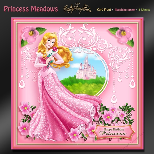 Princess Meadows Card Front Mini Kit2 CUP878860_1784 Craftsuprint