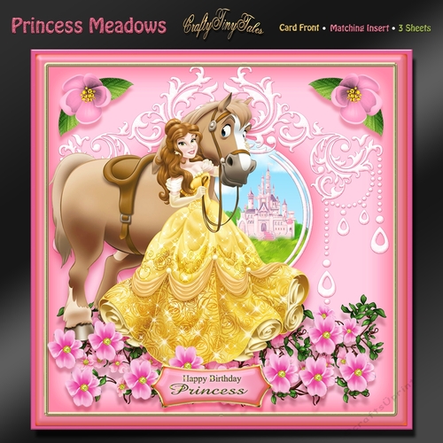 Princess Meadows Card Front Mini Kit4 CUP878862_1784 Craftsuprint