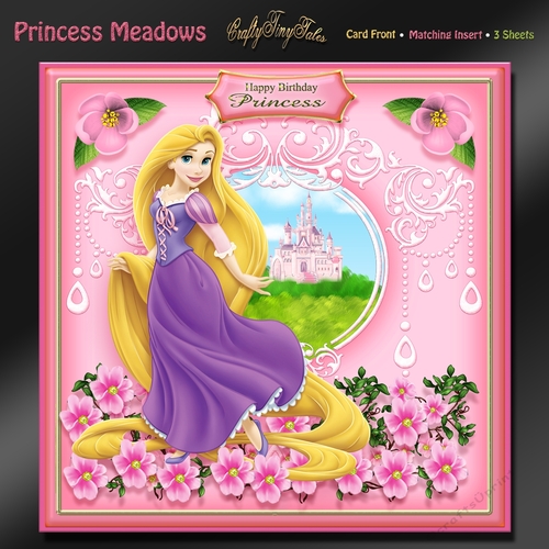 Princess Meadows Card Front Mini Kit6 CUP878864_1784 Craftsuprint