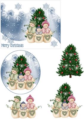 The Snowmen Family - CUP378305_1294 | Craftsuprint