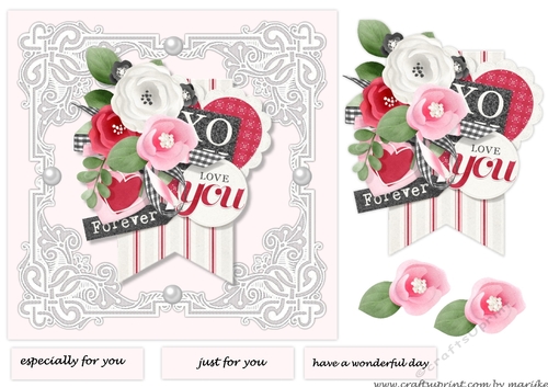Quick Card Just for You - CUP1107605_936 | Craftsuprint