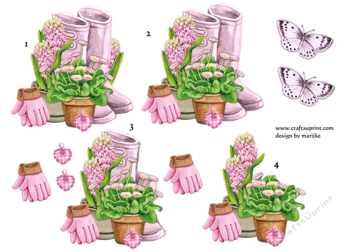 Step By Step Spring Garden 4 Cup1188555 936 Craftsuprint