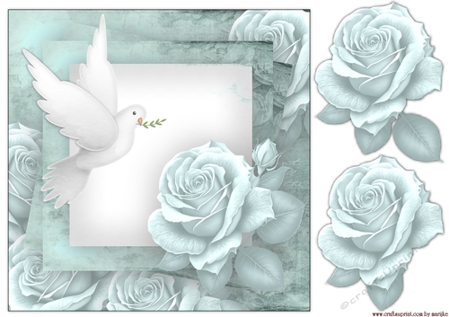 Sympathy Roses 3 NO TEXT - CUP1227644_936 | Craftsuprint