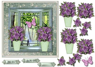 Bay Window Garden View 4 - CUP663109_936 | Craftsuprint