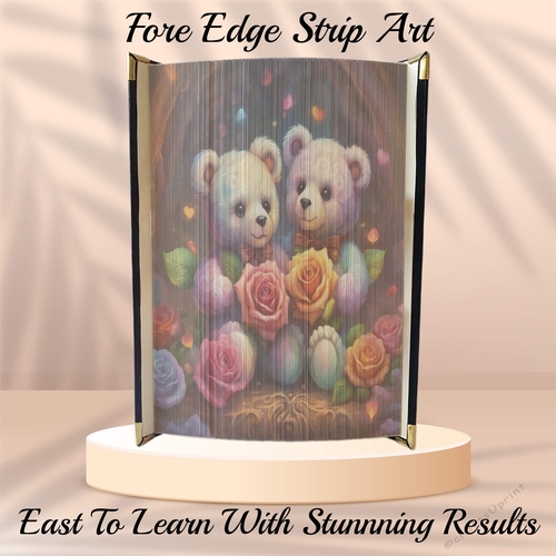 Love Bears Edge Strip Art Pattern - CUP1272754_2229 | Craftsuprint