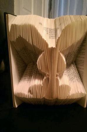 Book Folding Pattern of a Big Eared Rabbit. - CUP613756_2229 | Craftsuprint