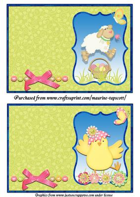 Happy Easter Set of Notelets - CUP403299_958 | Craftsuprint