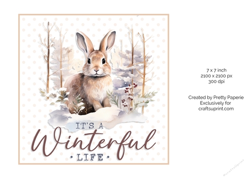 Christmas Card Topper 011 - CUP1266481_75932 | Craftsuprint