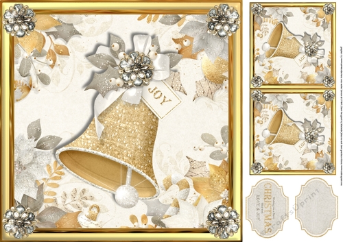 8x8 glorious joy bell topper  cup832547376  craftsuprint 8x8 glorious joy bell topper  cup832547376  craftsuprint