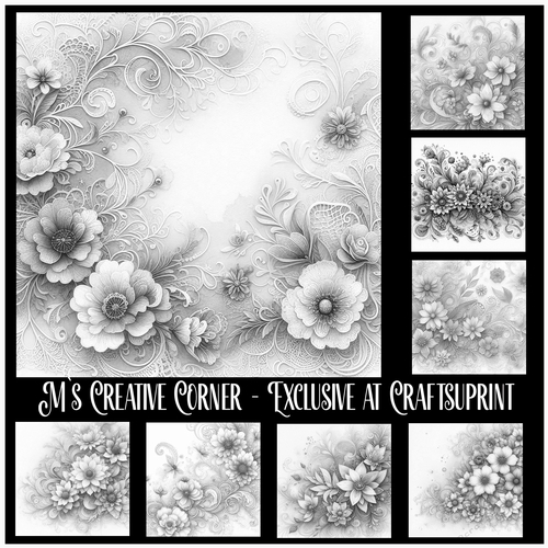 Collection White Background 8 DIFFERENT GORGEOUS WHITE BACKGROUNDS - CUP1351654_2246 | Craftsuprint