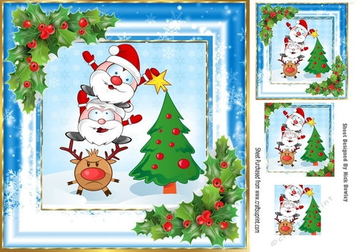 Id rather not play this game! grumpy rudolph 8x8 - CUP1006029_415 ...