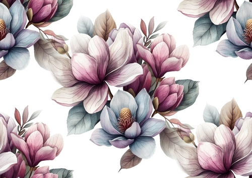 Pretty Purple Flowers Backing Paper (Three) A4 Big - CUP1283700_415 ...