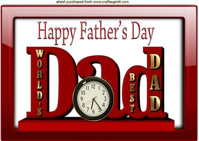 Best Dad Red Ornament A4 - CUP432311_415 | Craftsuprint