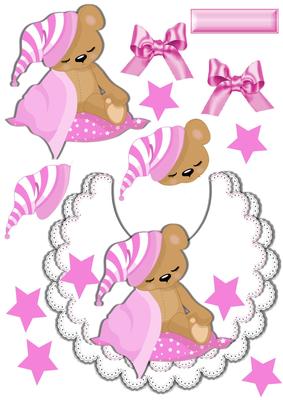 Baby Pink Lace Strappy Teddy