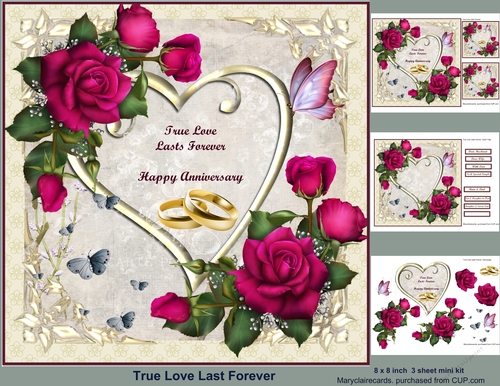 True Love Lasts Forever Anniversary mini kit - CUP824440_11517