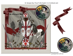 cup873316_11517 - St. Georges day. Proud To Be English quick card