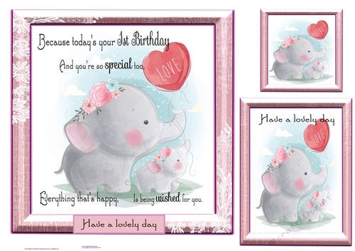 Cousin 1st Birthday Jungle Animal Card, Cousin Is One Card - View #5