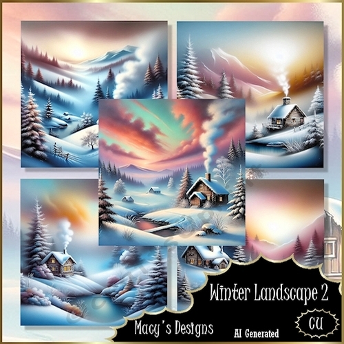 Winter landscape 2 - CUP1353074_124264 | Craftsuprint