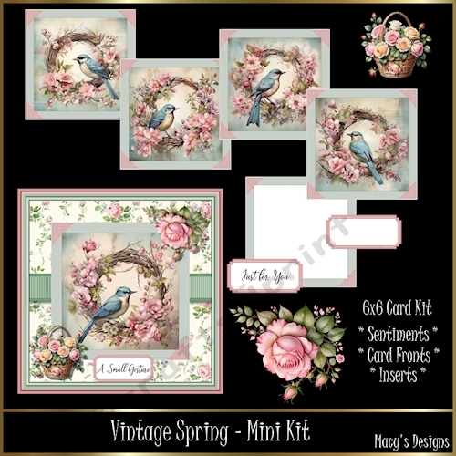 Vintage Spring - Mini Kit - CUP1373364_124264 | Craftsuprint