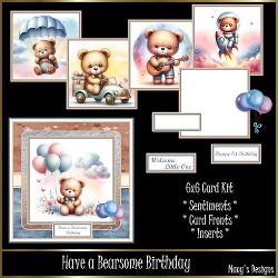 cup1363668_124264 - Have a Bearsome Birthday - Mini Kit