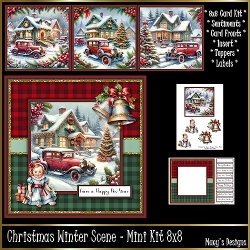 cup1395583_124264 - Christmas Winter Scene -  Mini Kit REQUEST 8x8
