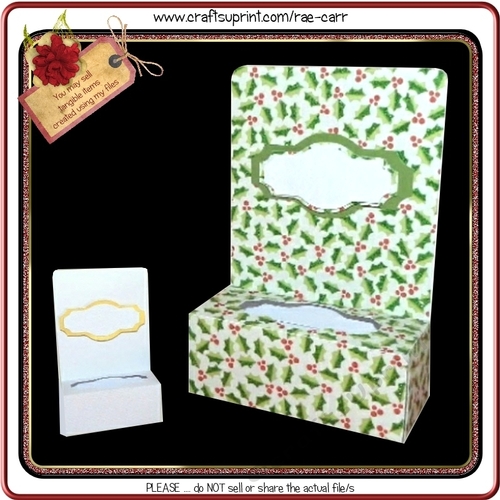 389 Gift Box with Topper - CUP692331_1415 | Craftsuprint