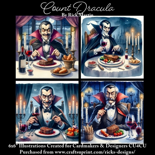 Count Dracula - Ilustrations for Cardmakers & Designers - CUP1361259 ...