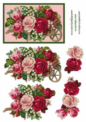 Romantic Vintage Roses Decoupage - CUP17340_37 | Craftsuprint