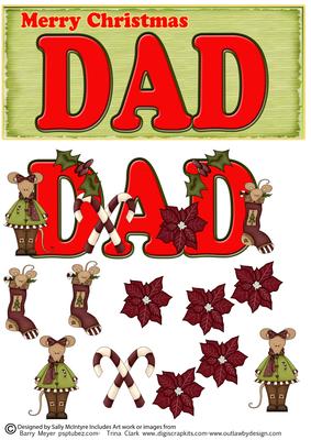 Merry Christmas Dad - CUP145501_49 | Craftsuprint