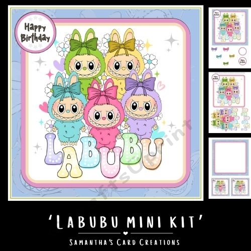 Mini Labuu Pack Labubu Mini Kit - CUP1392993_113795 | Craftsuprint