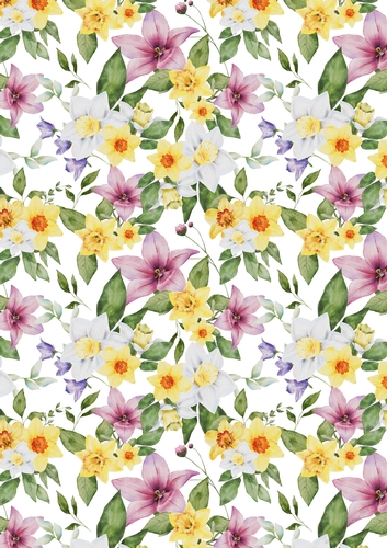 Spring Patterned Background Paper Spring Floral Pattern Background Paper 6 - CUP1149811_719 | Craftsuprint
