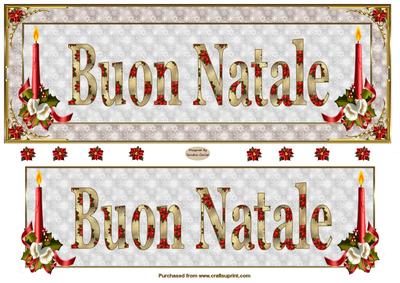Buon Natale Large Dl Card Front - CUP586642_719 | Craftsuprint