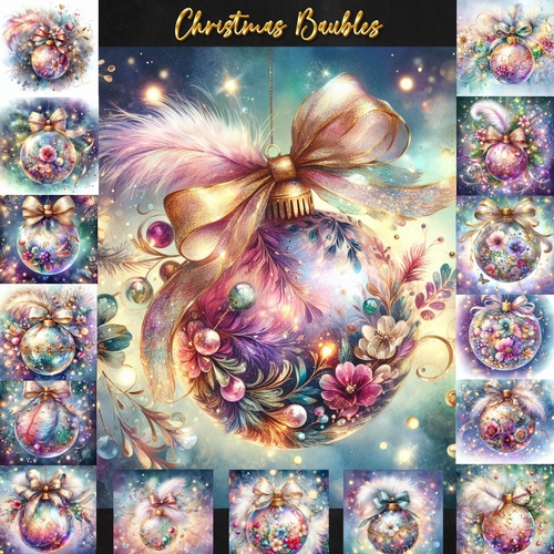 Christmas Baubles - CUP1263002_77133 | Craftsuprint