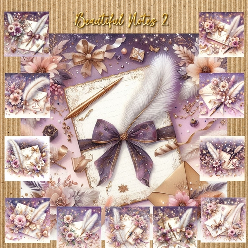 Beautiful Notes 2 - CUP1268875_77133 | Craftsuprint