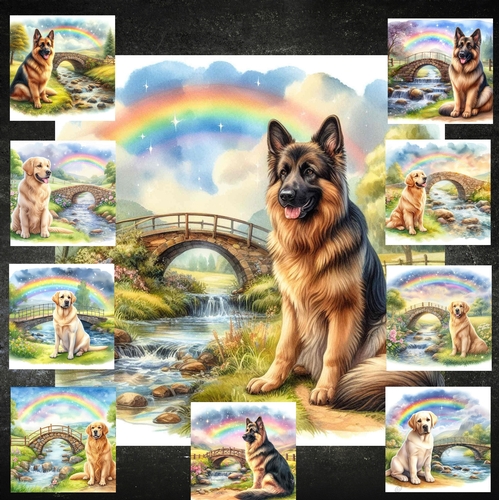 Rainbow Bridge Dogs 10 - CUP1279838_77133 | Craftsuprint