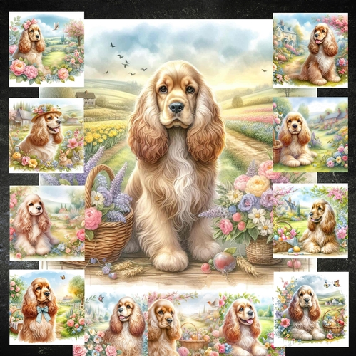 Charming Spring Garden Dogs 11 - CUP1289833_77133 | Craftsuprint