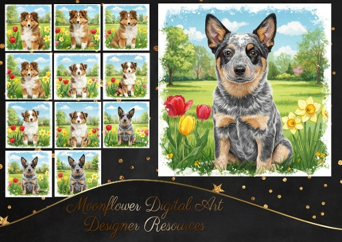 Spring Park Pups 4 - CUP1360316_77133 | Craftsuprint