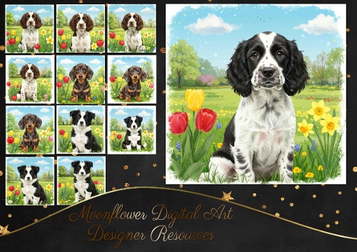 Spring Park Pups 5 - CUP1360317_77133 | Craftsuprint