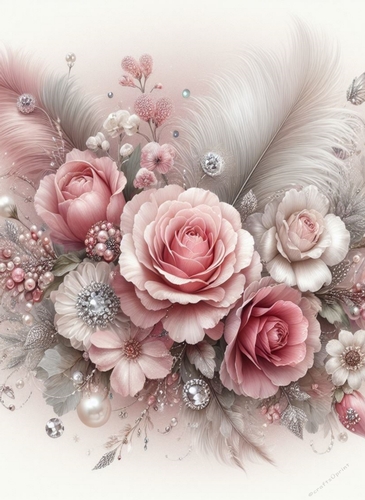 Beautiful rose background A4 - CUP1294413_73451 | Craftsuprint