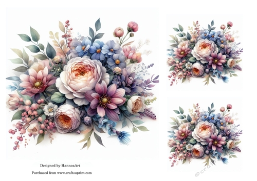 Floral topper - CUP1302064_73451 | Craftsuprint